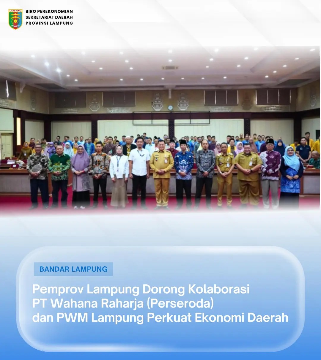 KOLABORASI BISNIS ANTARA PT WAHANA RAHARJA DENGAN PIMPINAN WILAYAH MUHAMMADIYAH LAMPUNG SEGERA TERWUJUD